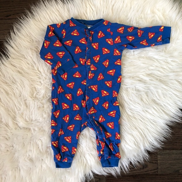 H&M Superman Snap Romper 2-4M - Picture 1 of 5
